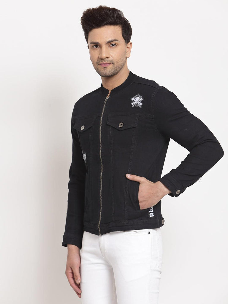 Style Quotient Men Black Sporty Jacket-Men's Jackets-StyleQuotient