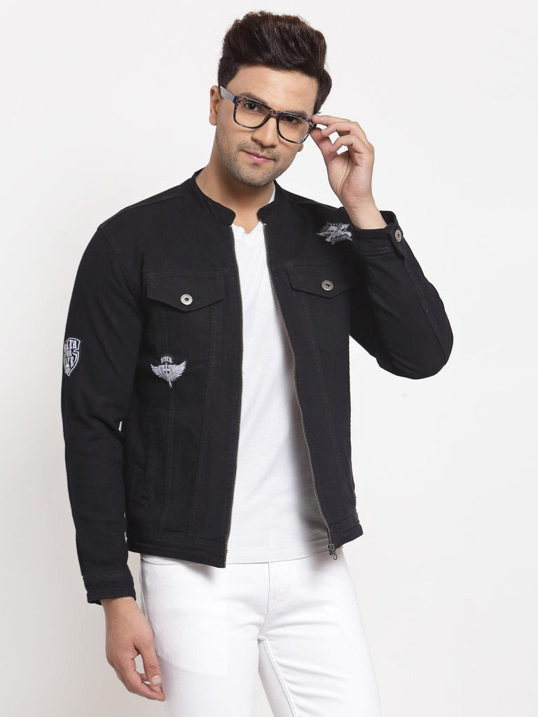 Style Quotient Men Black Sporty Jacket-Men's Jackets-StyleQuotient