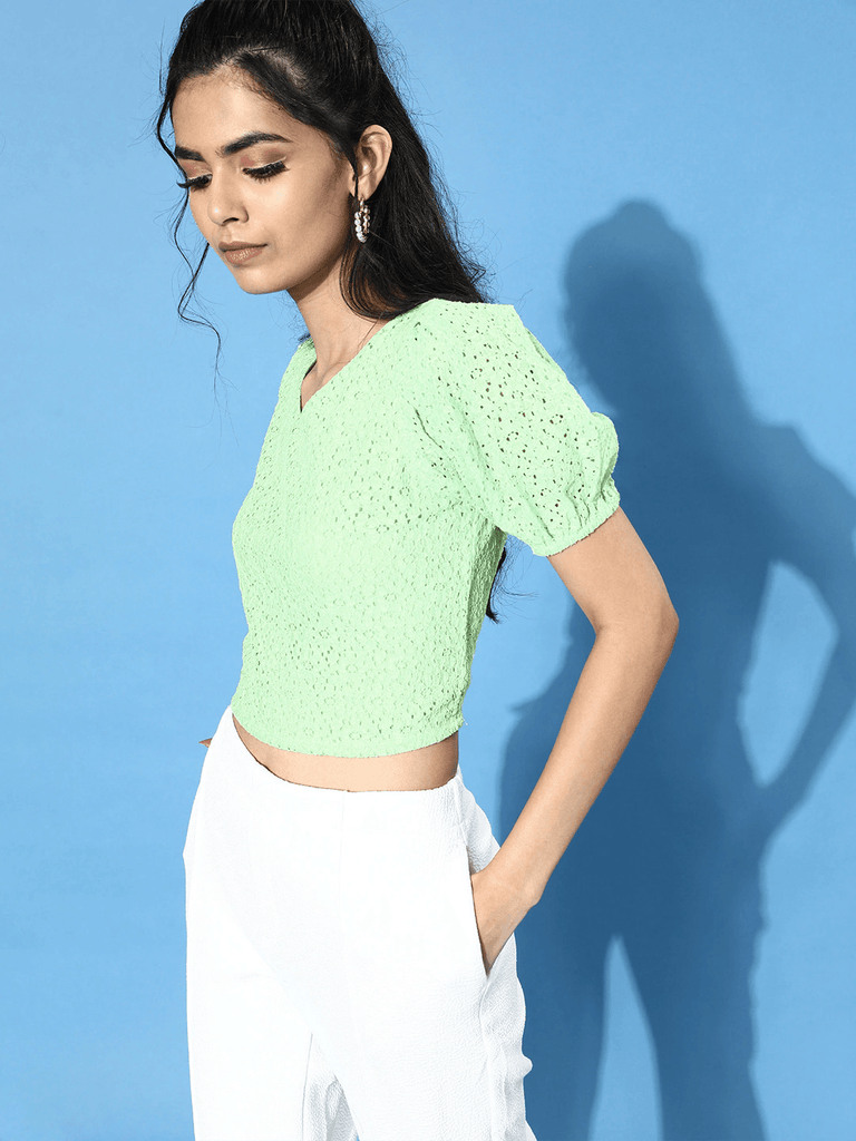 Women Self Design Tops-Tops-StyleQuotient