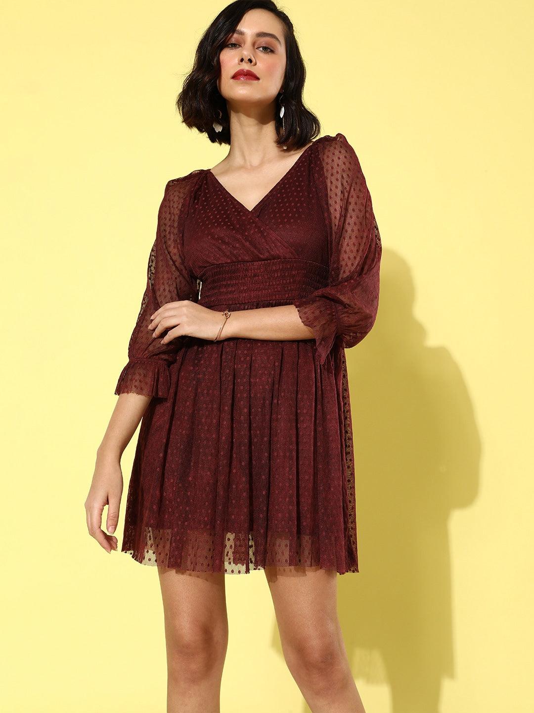 Women Polka Dots Dresses-Dresses-StyleQuotient