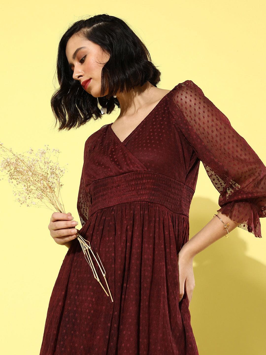 Women Polka Dots Dresses-Dresses-StyleQuotient