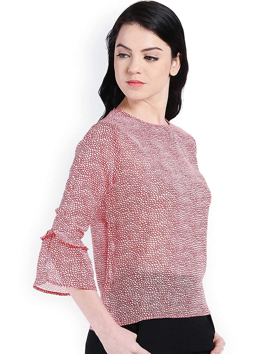 Style Quotient Womens Abstract Tops-Tops-StyleQuotient