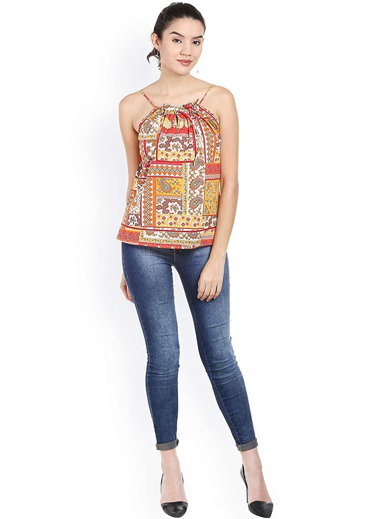 Style Quotient Women Multi Off-Shoulder Animal Print Fashion Tops-Tops-StyleQuotient