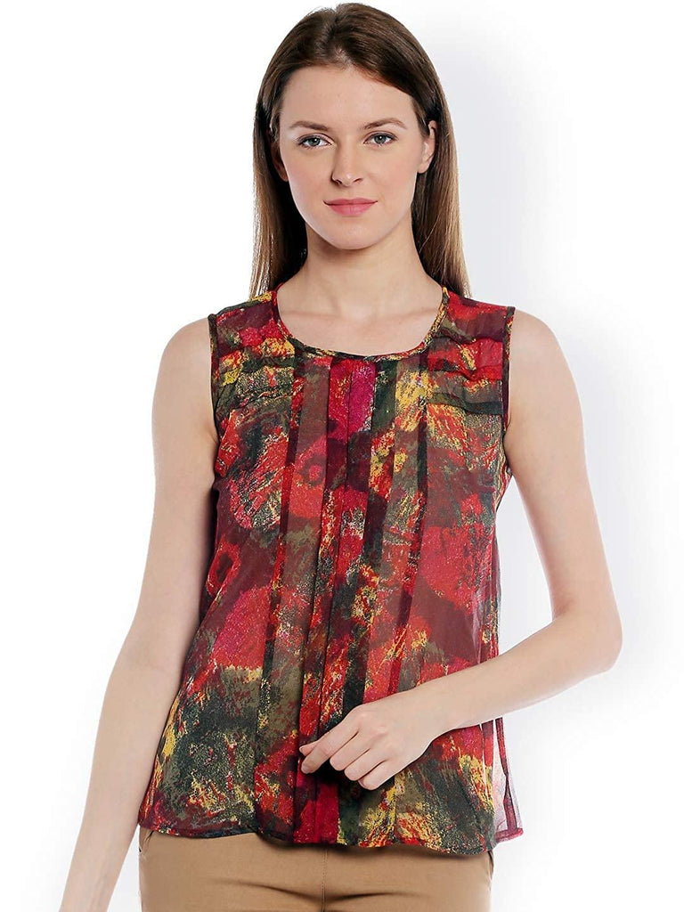 Style Quotient Womens Abstract Tops-Tops-StyleQuotient