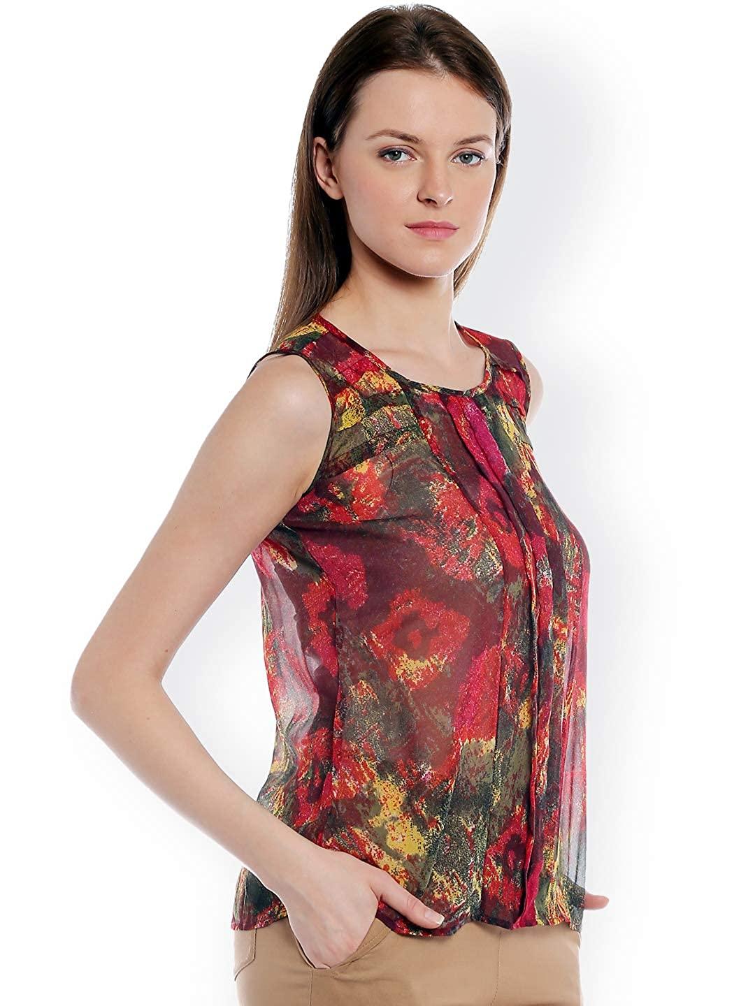 Style Quotient Womens Abstract Tops-Tops-StyleQuotient