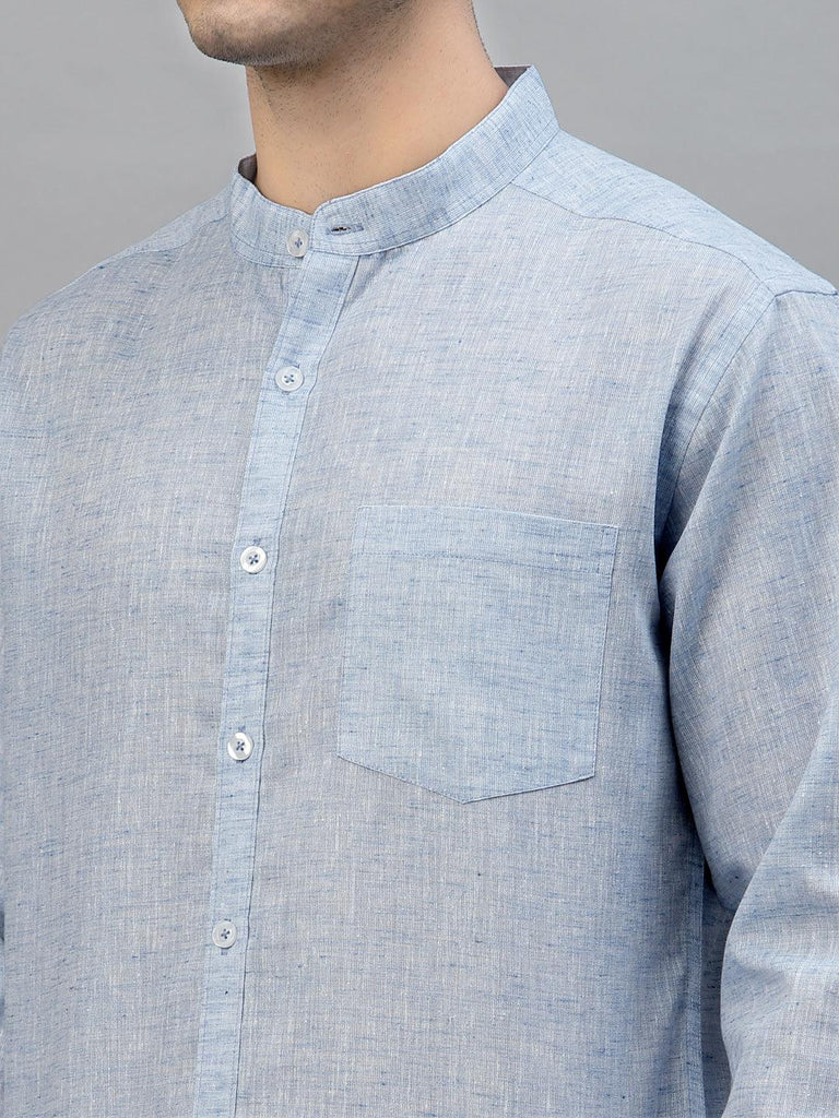 Style Quotient Men Blue Comfort Casual Shirt-Mens Shirt-StyleQuotient