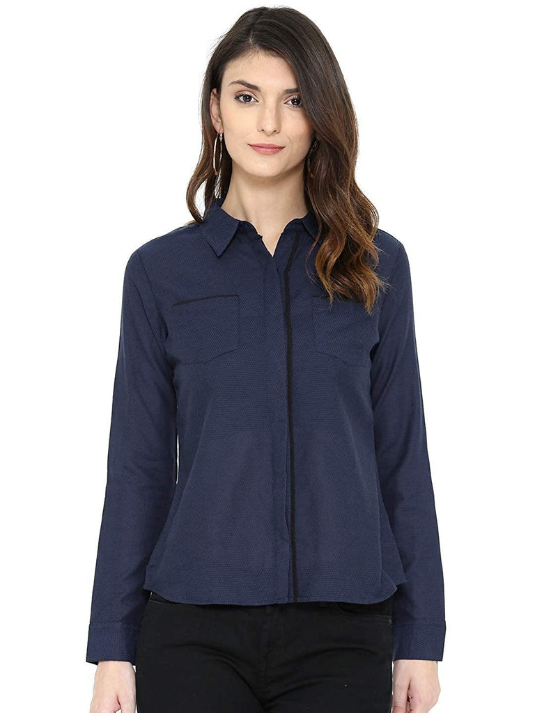 Style Quotient Womens Solid Regular Fit Shirts-Shirts-StyleQuotient