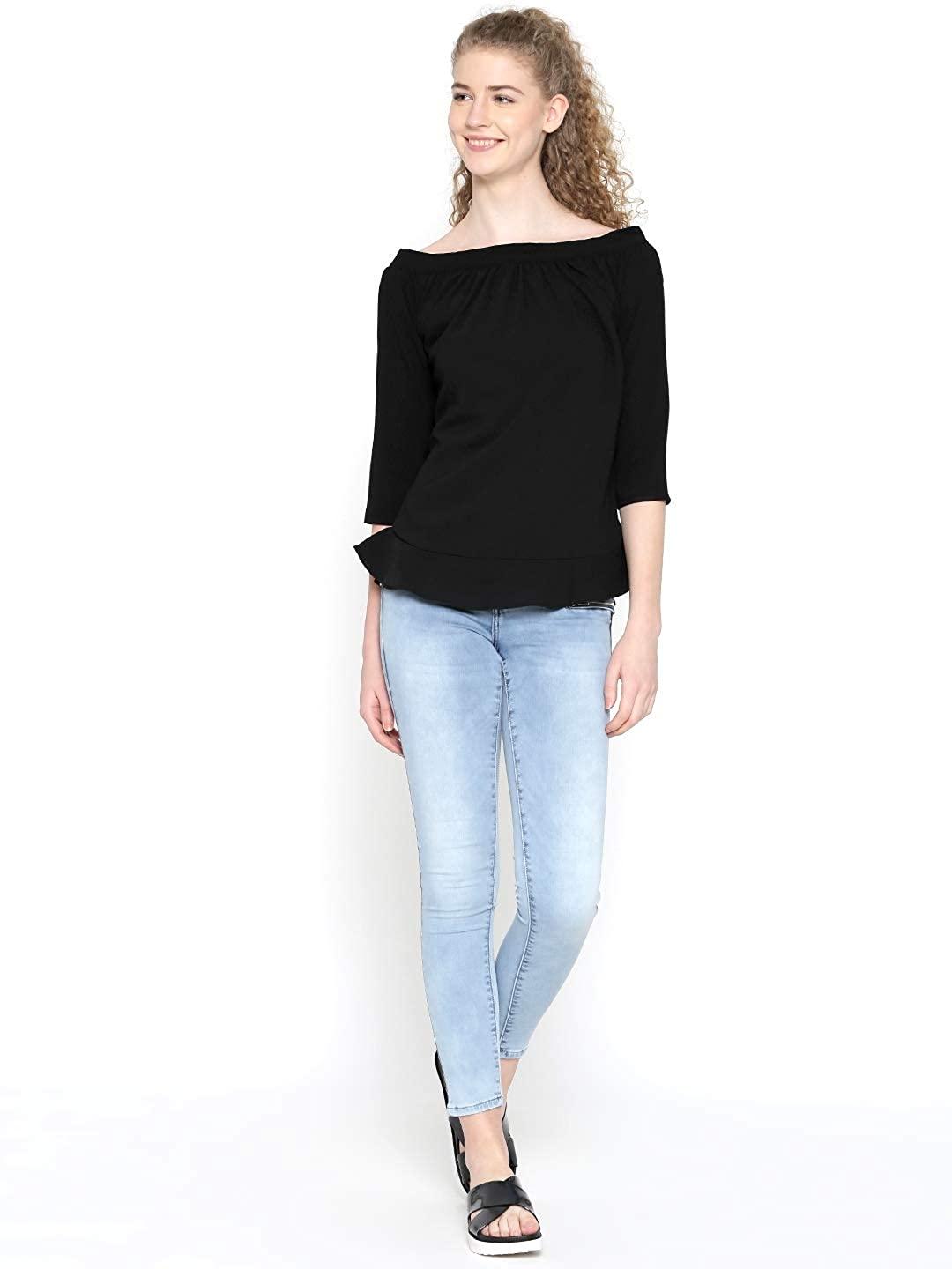 Style Quotient Womens Solid Tops-Tops-StyleQuotient