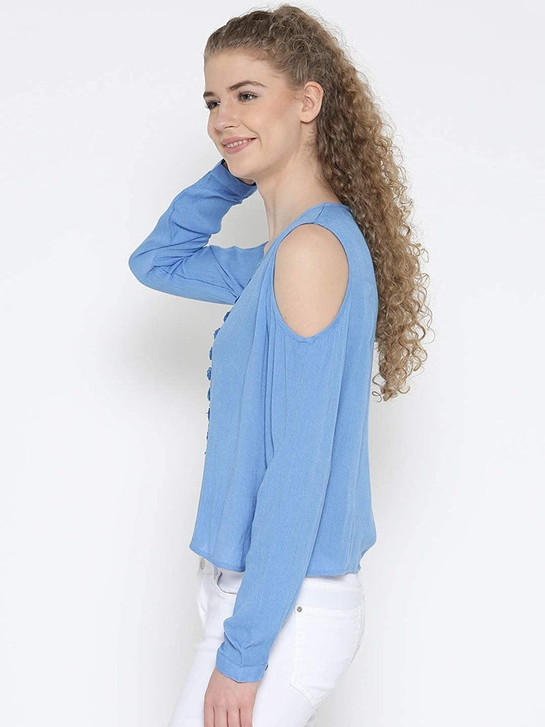 Style Quotient Womens Self Design Tops-Tops-StyleQuotient