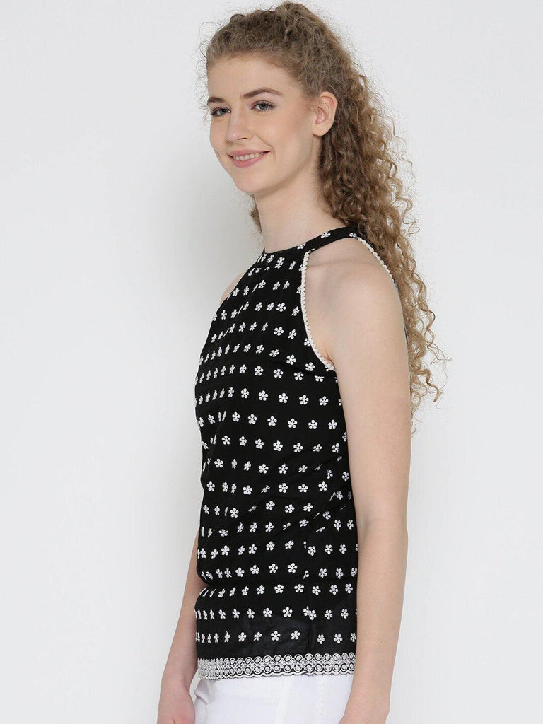Style Quotient Womens Floral Print Tops-Tops-StyleQuotient
