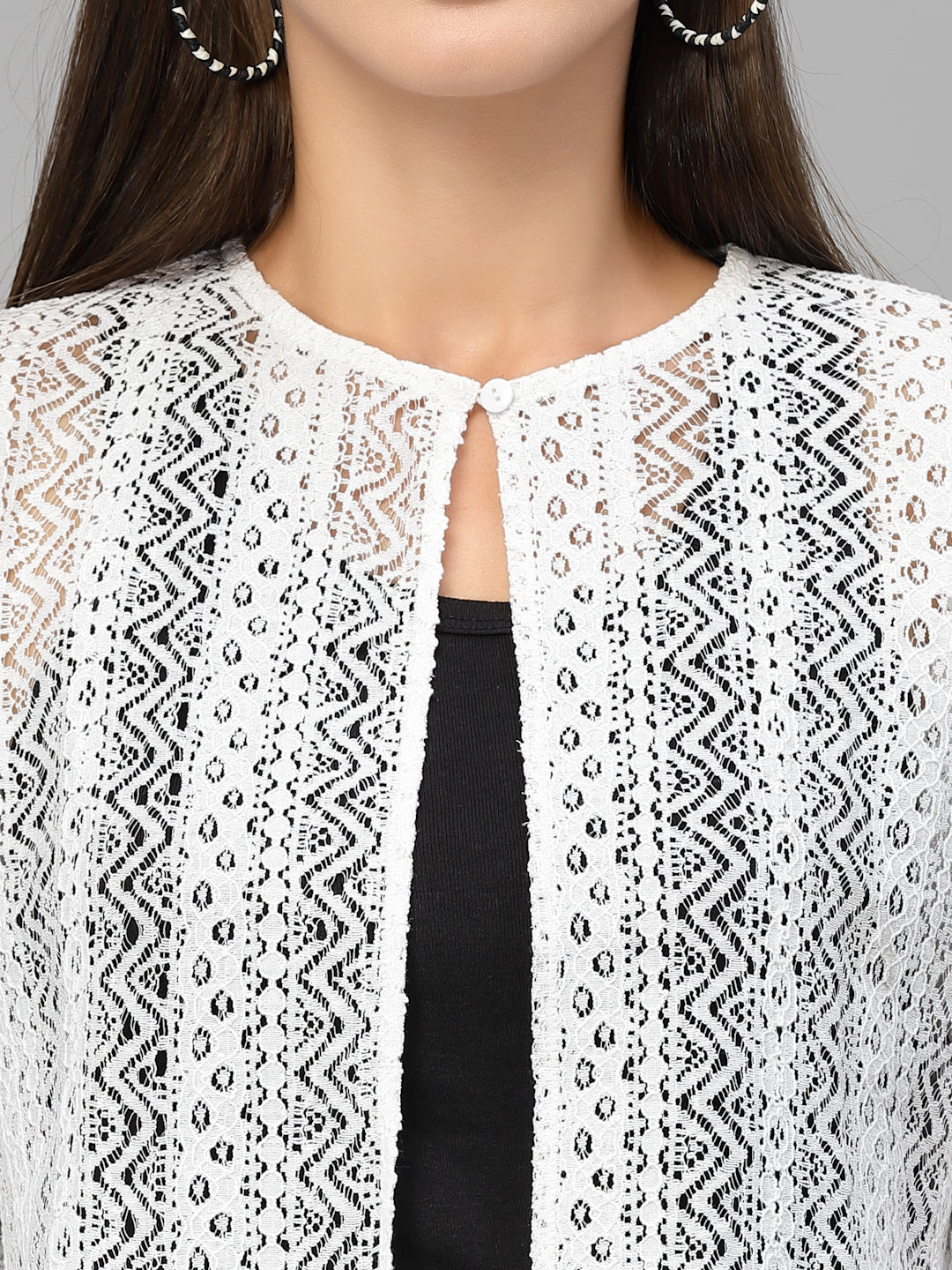 Style Quotient Women White Shrug-Shrug-StyleQuotient