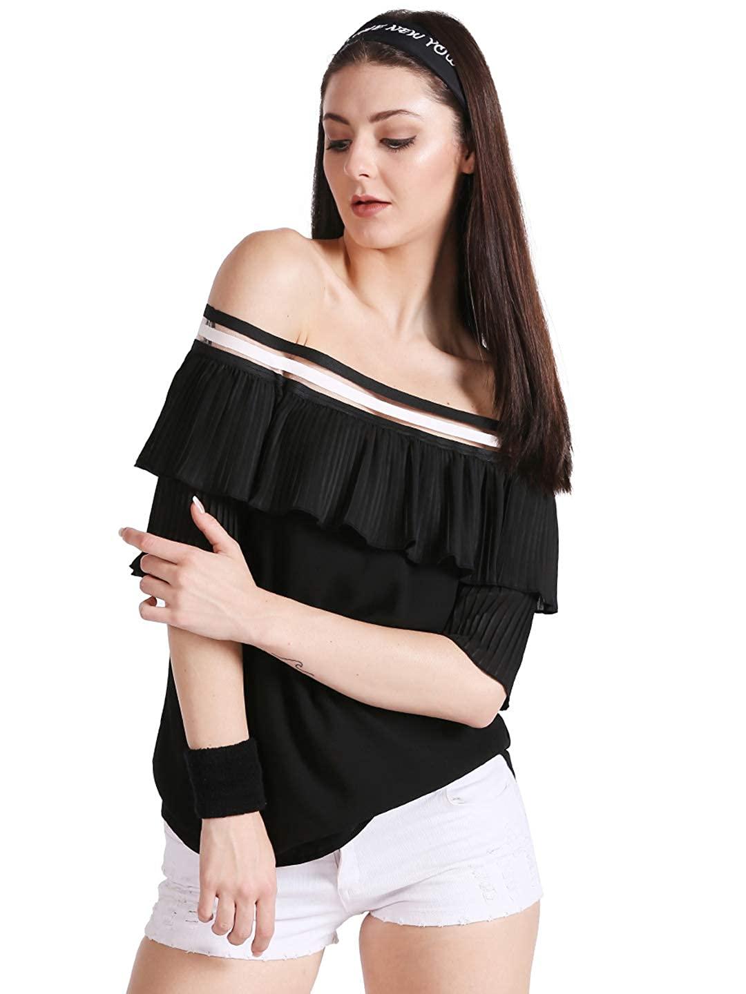 Style Quotient Womens Solid Regular Tops-Tops-StyleQuotient