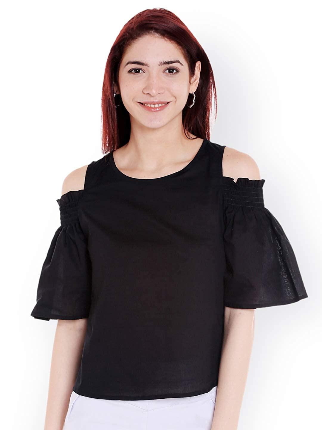 Style Quotient Womens Solid Tops-Tops-StyleQuotient