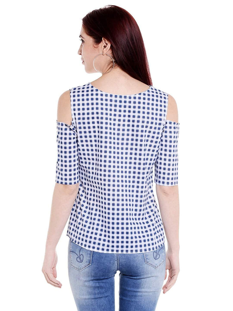 Style Quotient Womens Checked Tops-Tops-StyleQuotient