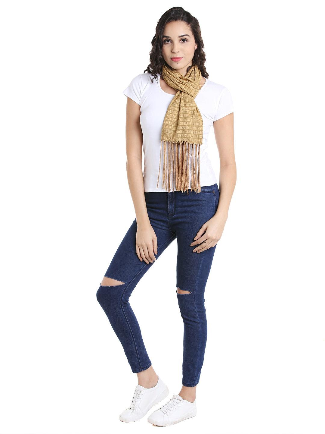 Style Quotient Womens Solid Stoles-Stoles & Scarves-StyleQuotient