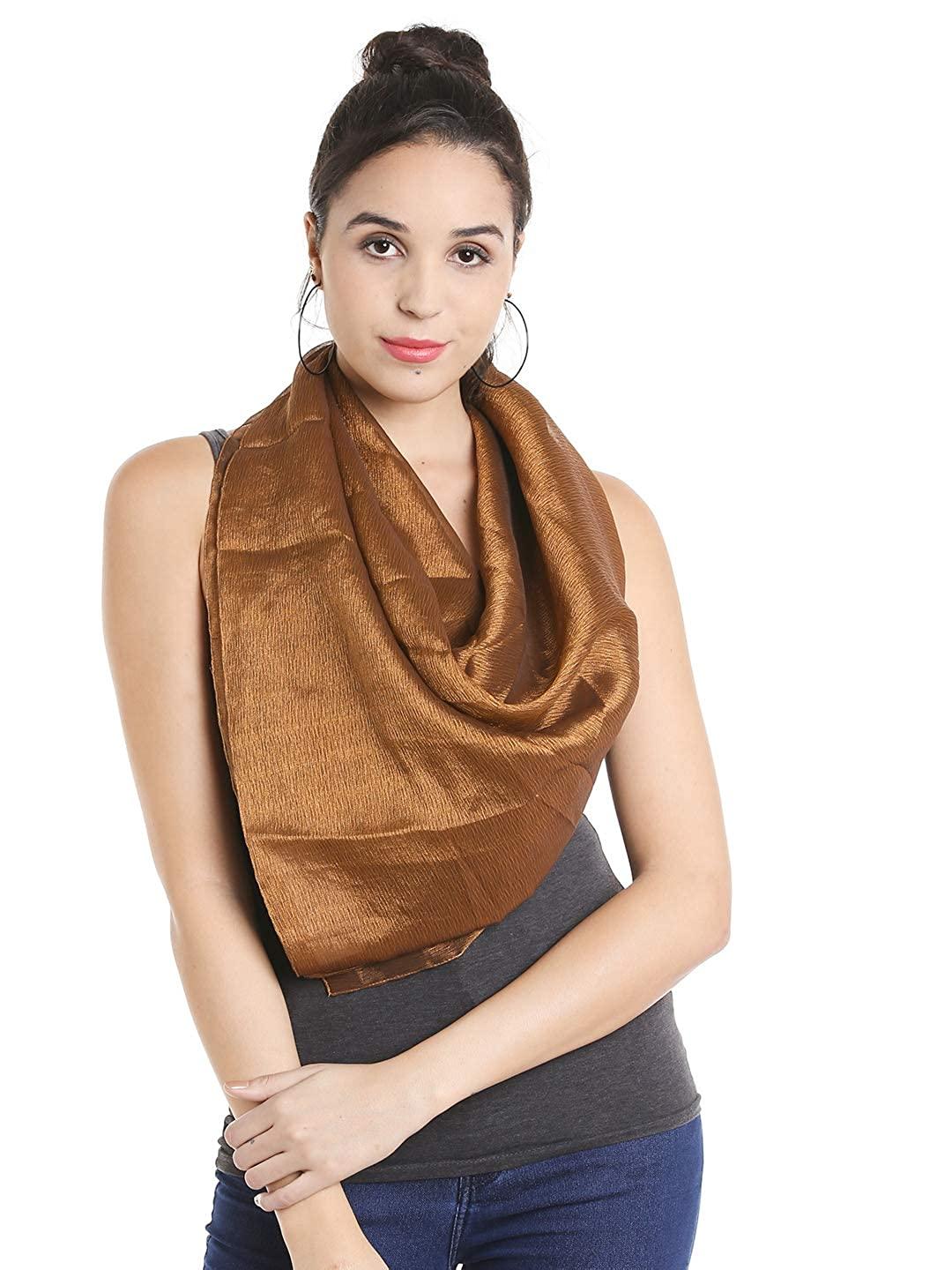 Style Quotient Womens Solid Stoles-Stoles & Scarves-StyleQuotient