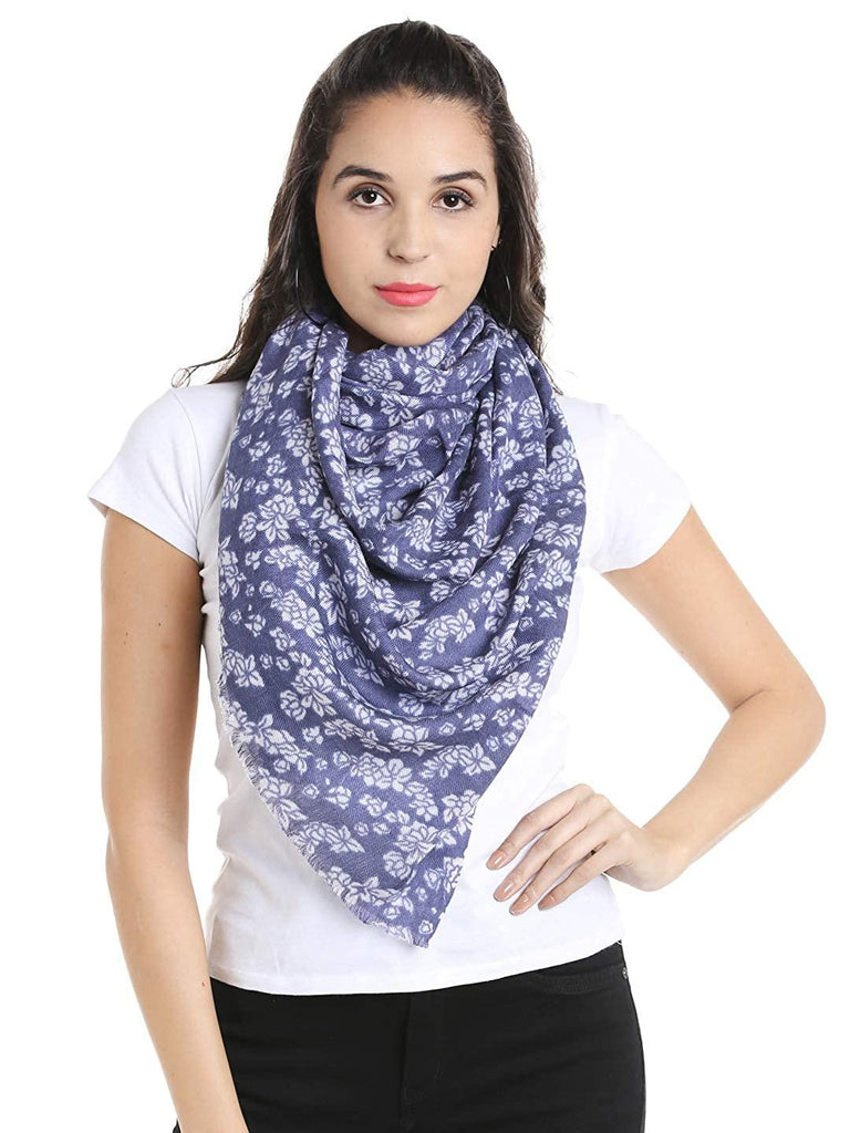 Style Quotient Womens Floral Print Shawl-Shawl-StyleQuotient