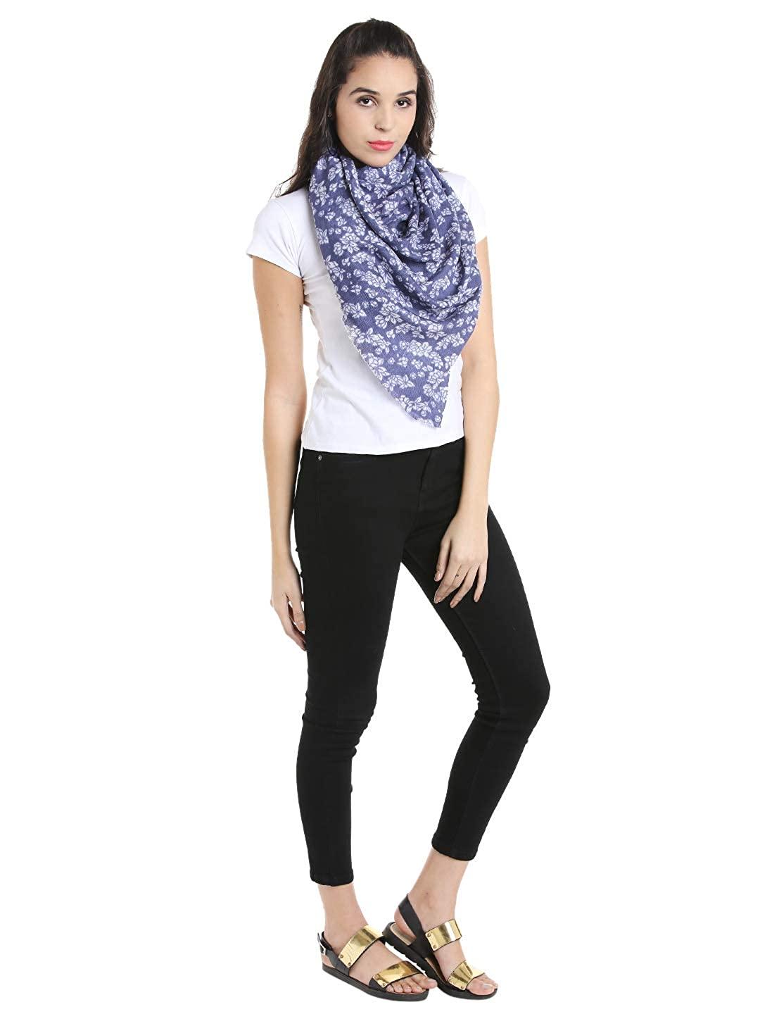 Style Quotient Womens Floral Print Shawl-Shawl-StyleQuotient