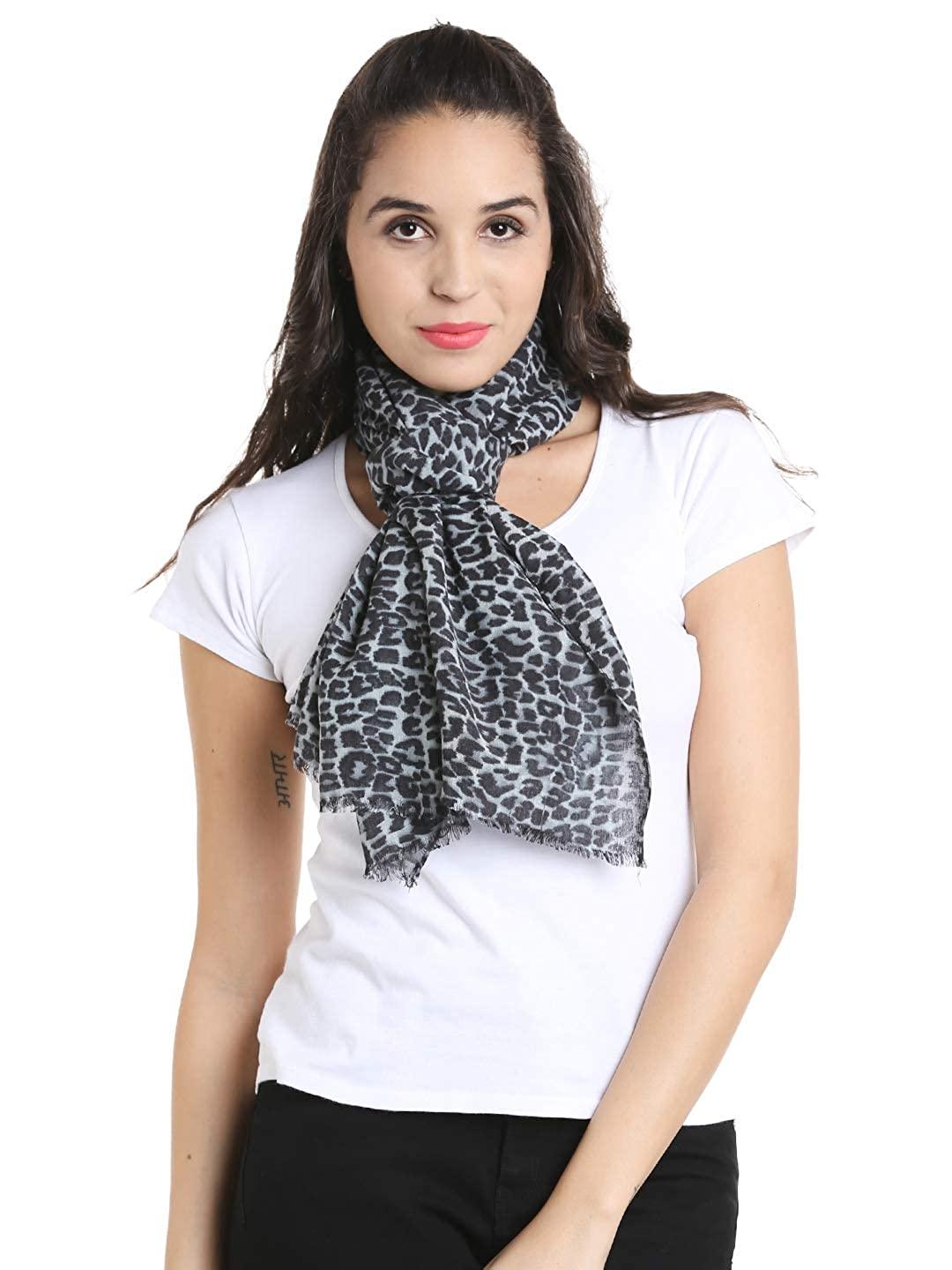 Style Quotient Womens Animal Print Shawl-Shawl-StyleQuotient