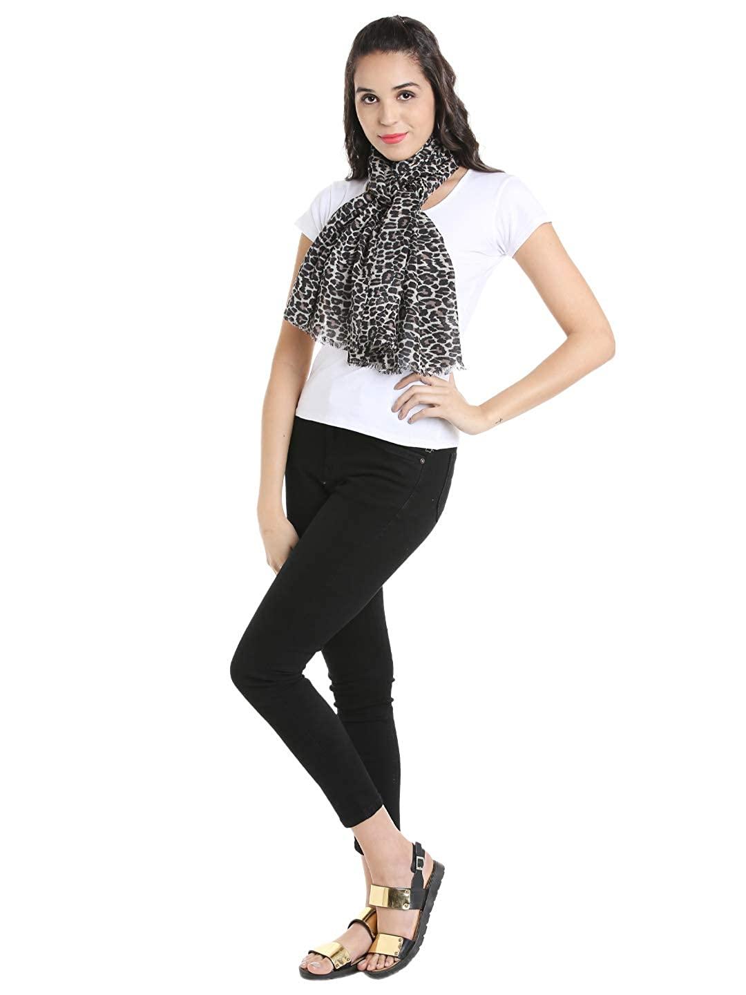 Style Quotient Womens Animal Print Shawl-Shawl-StyleQuotient