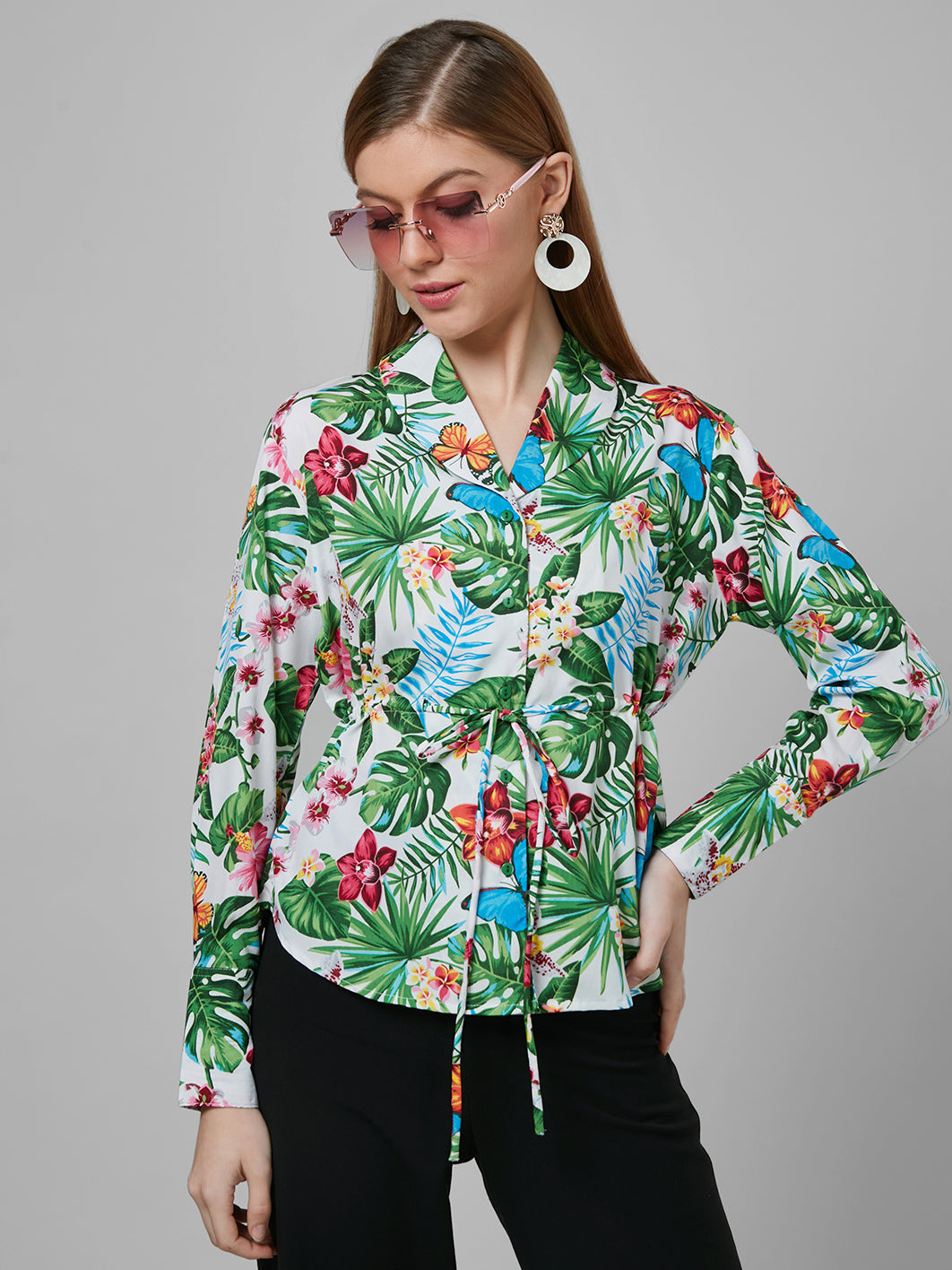 Style Quotient Women White Printed Tops-Tops-StyleQuotient