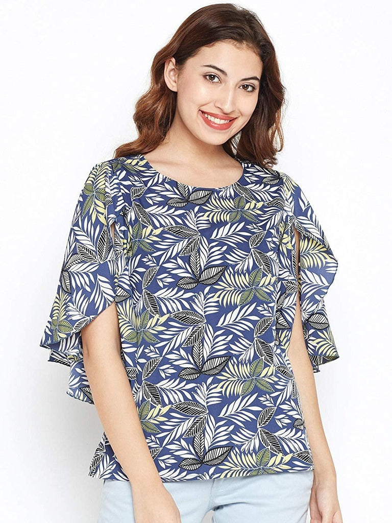 Style Quotient Womens Printed Regular Fit Tops-Tops-StyleQuotient