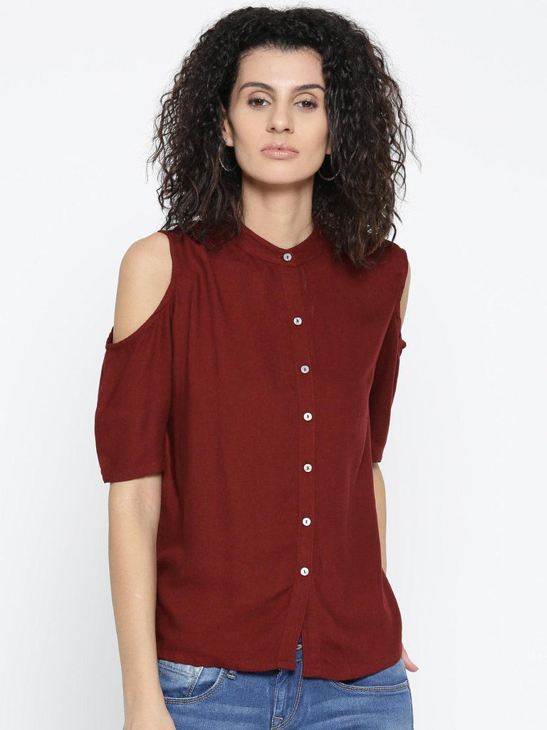 Style Quotient Womens Solid Regular Fit Shirts-Shirts-StyleQuotient