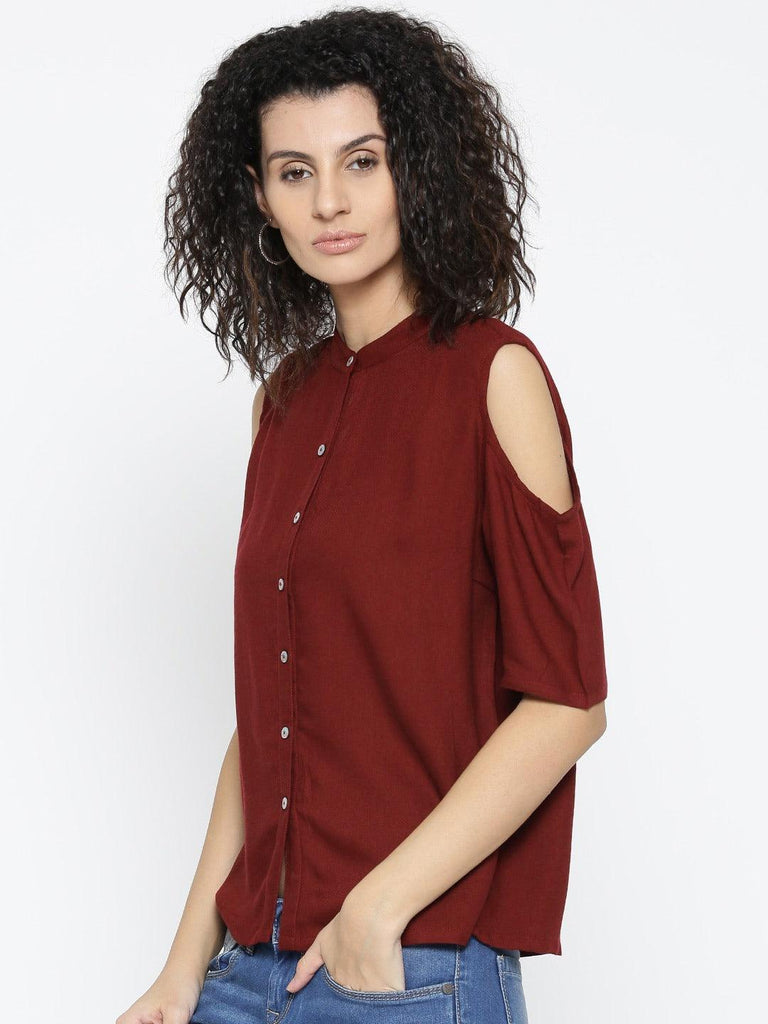 Style Quotient Womens Solid Regular Fit Shirts-Shirts-StyleQuotient