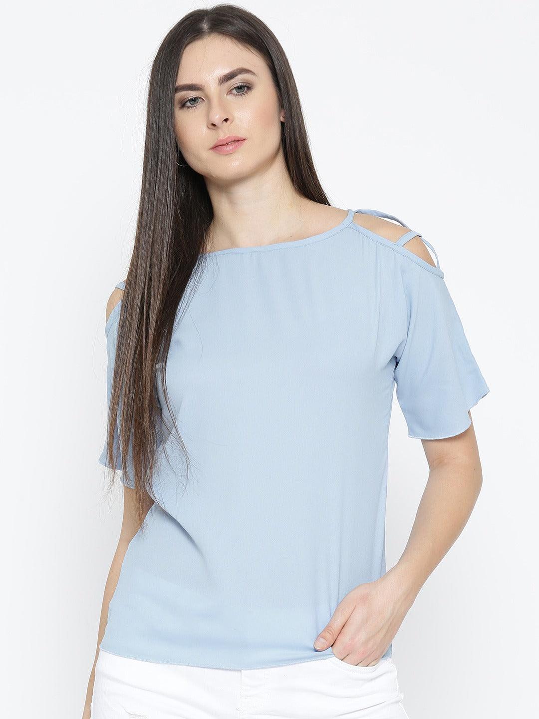 Style Quotient Womens Solid Regular Fit Tops-Tops-StyleQuotient