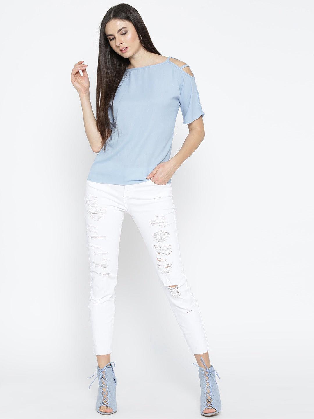 Style Quotient Womens Solid Regular Fit Tops-Tops-StyleQuotient