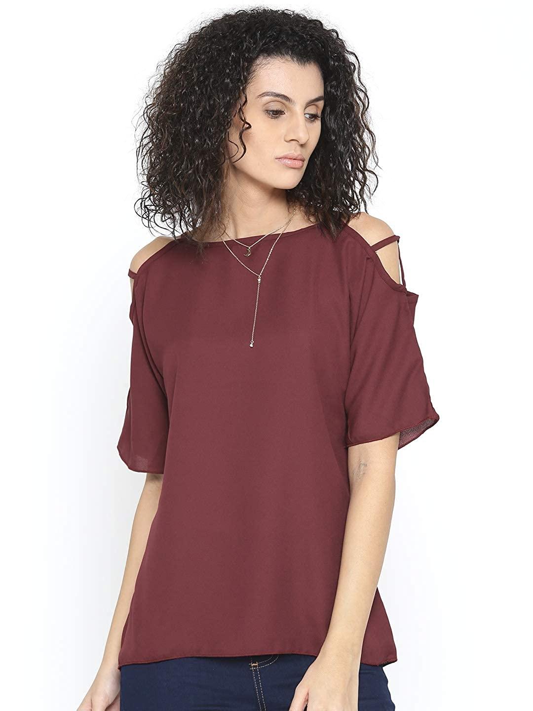 Style Quotient Womens Solid Regular Fit Tops-Tops-StyleQuotient