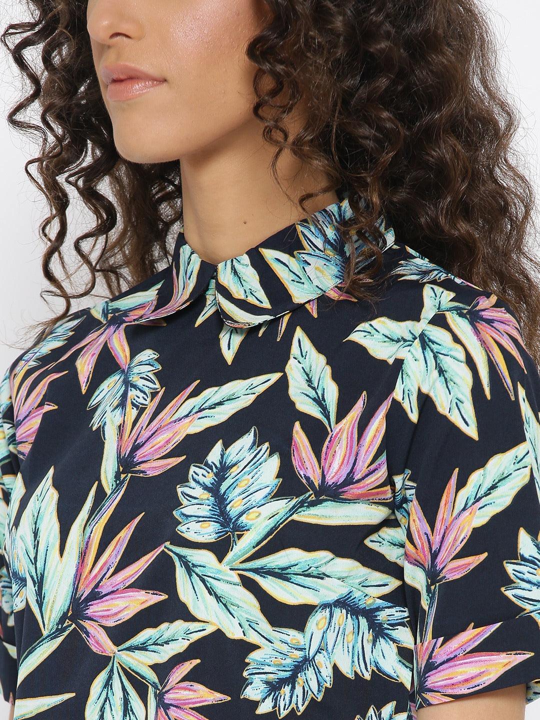 Style Quotient Womens Tropical Tops-Tops-StyleQuotient