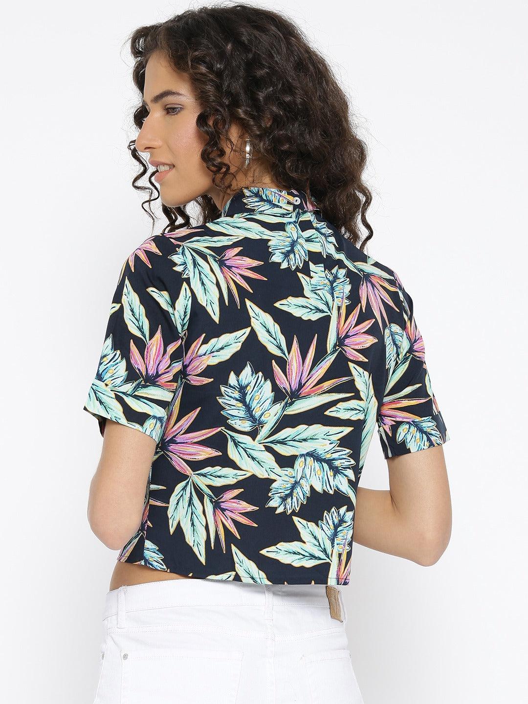 Style Quotient Womens Tropical Tops-Tops-StyleQuotient