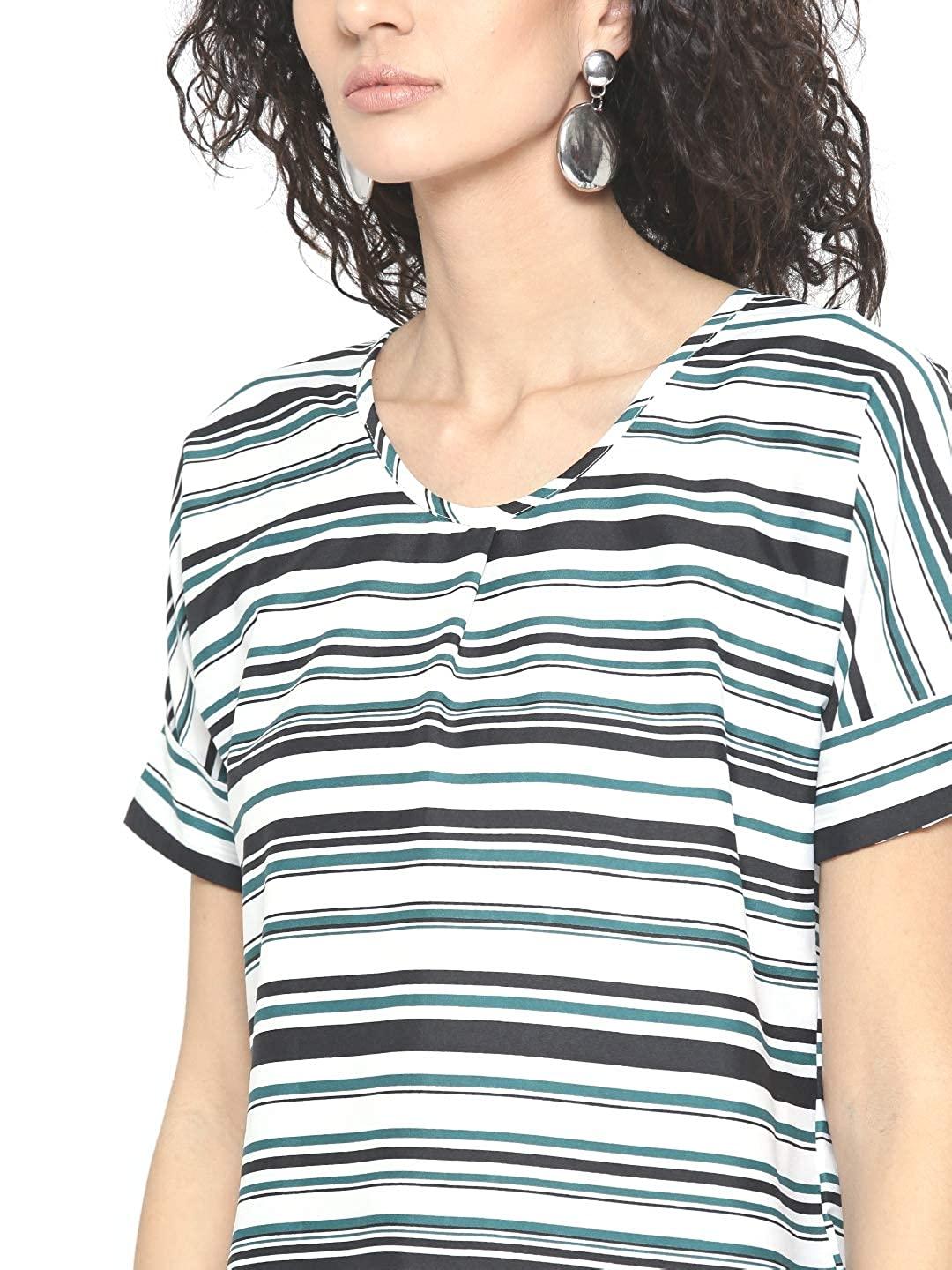 Style Quotient Womens Striped Regular Fit Tops-Tops-StyleQuotient