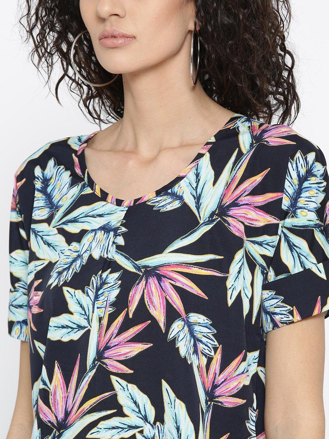 Style Quotient Womens Tropical Tops-Tops-StyleQuotient