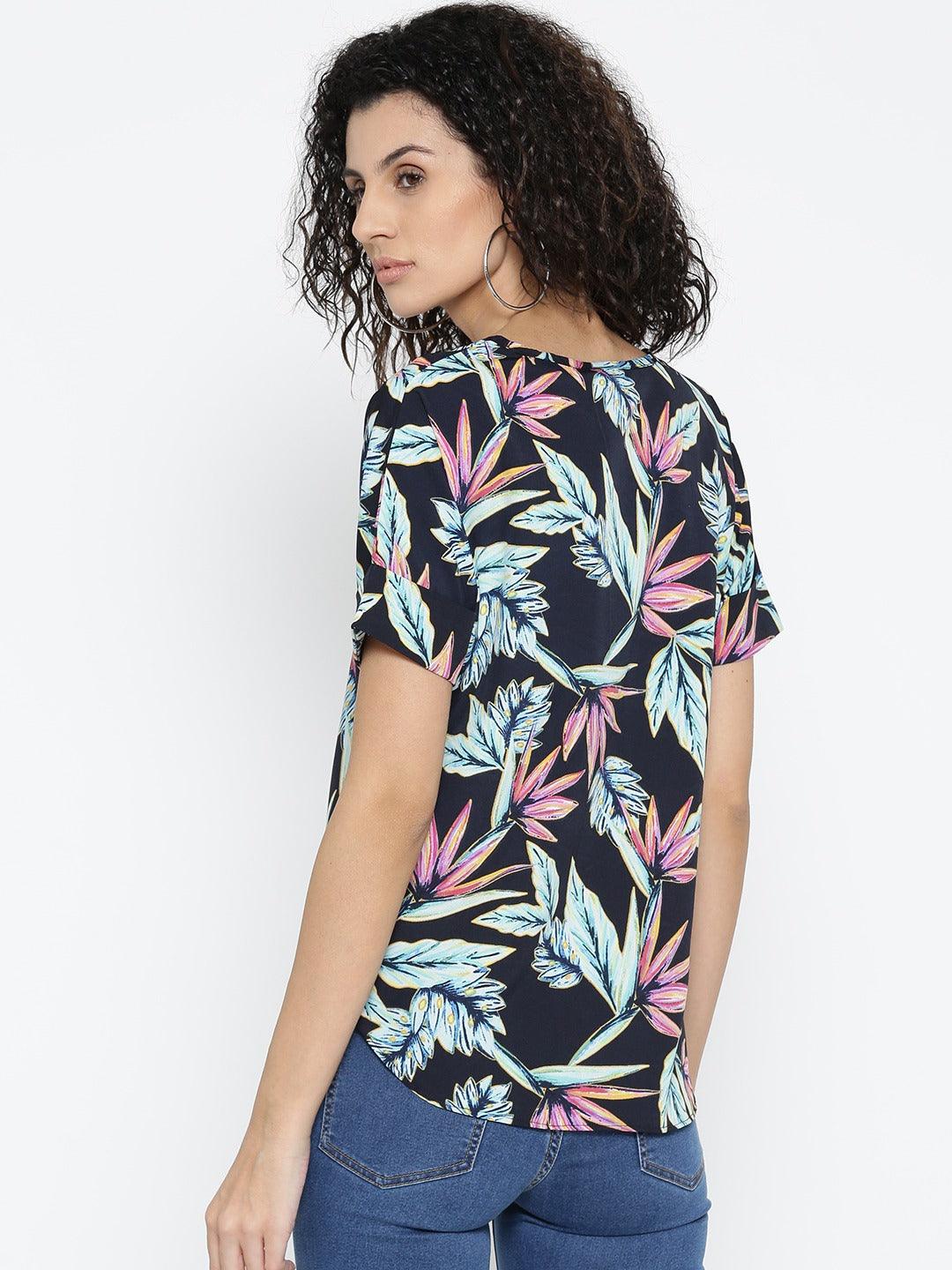 Style Quotient Womens Tropical Tops-Tops-StyleQuotient