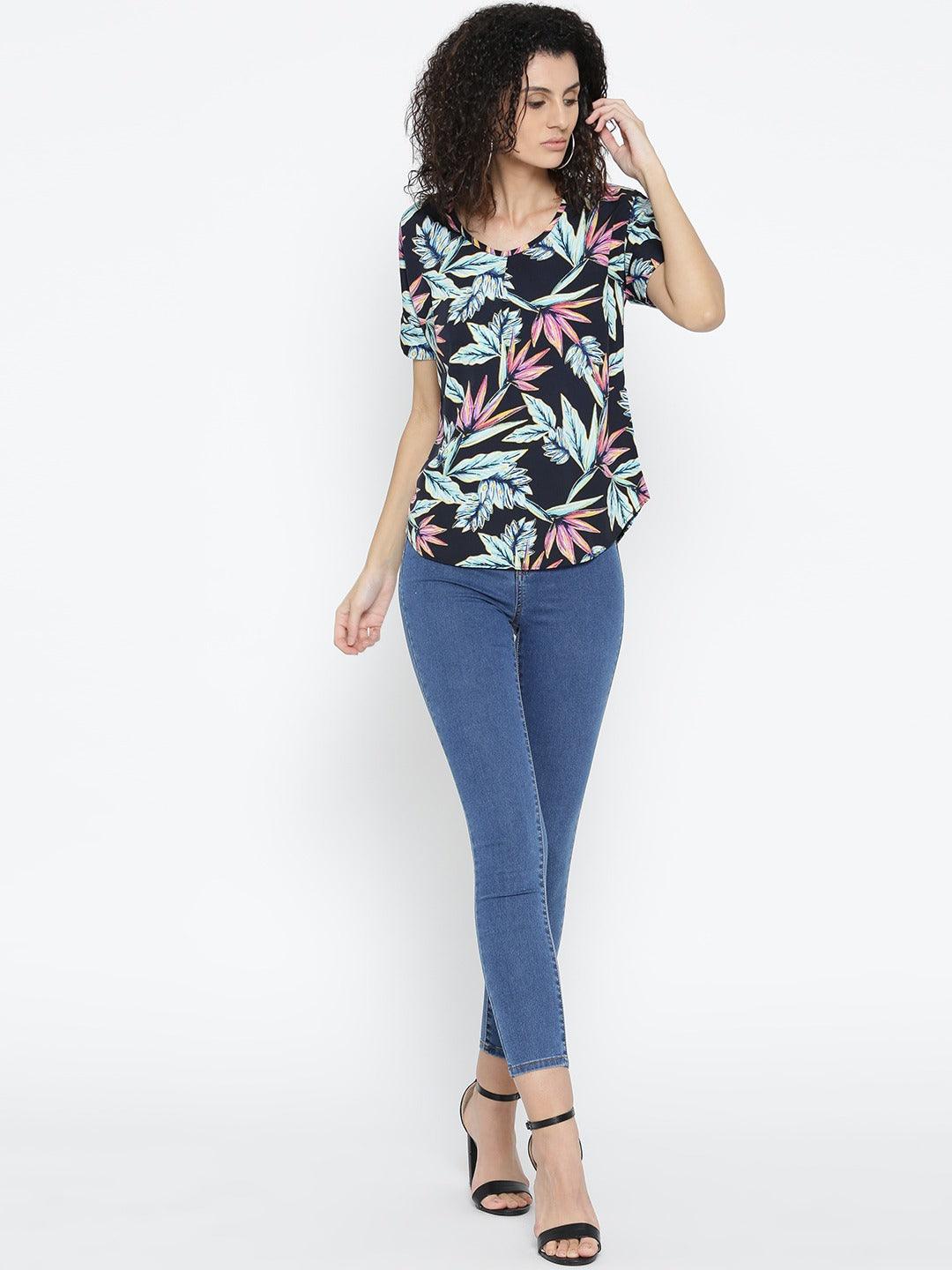 Style Quotient Womens Tropical Tops-Tops-StyleQuotient
