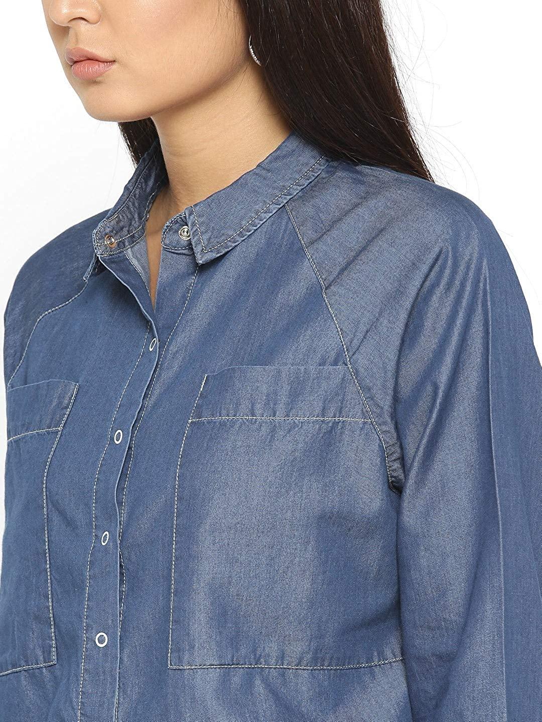 Style Quotient Womens Solid Regular Fit Shirts-Shirts-StyleQuotient