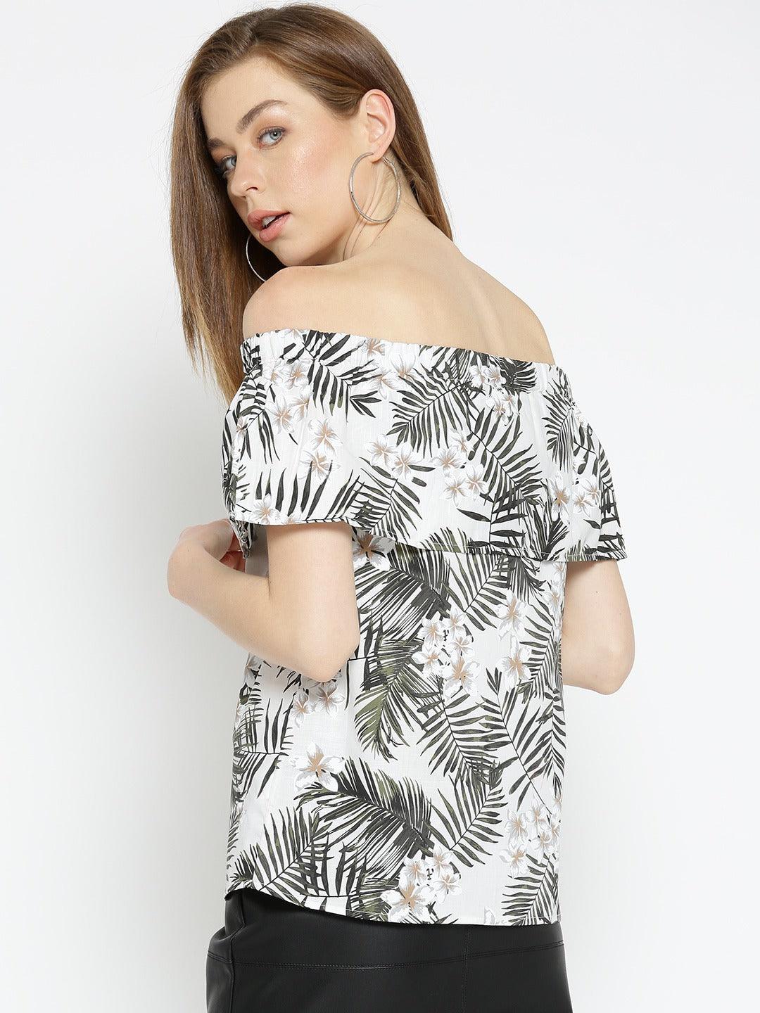 Style Quotient Womens Tropical Regular Tops-Tops-StyleQuotient