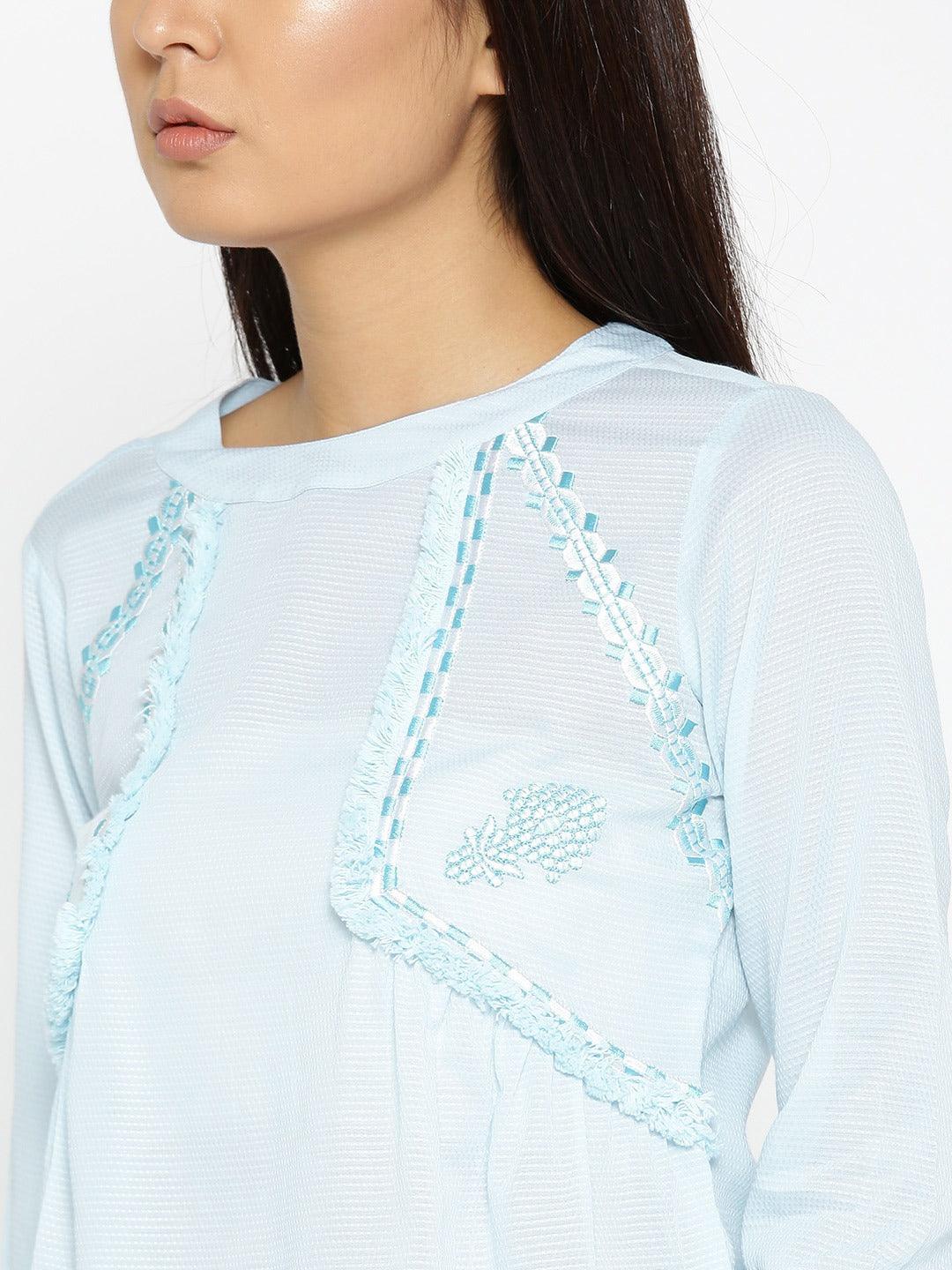 Style Quotient Womens Embellished Tops-Tops-StyleQuotient