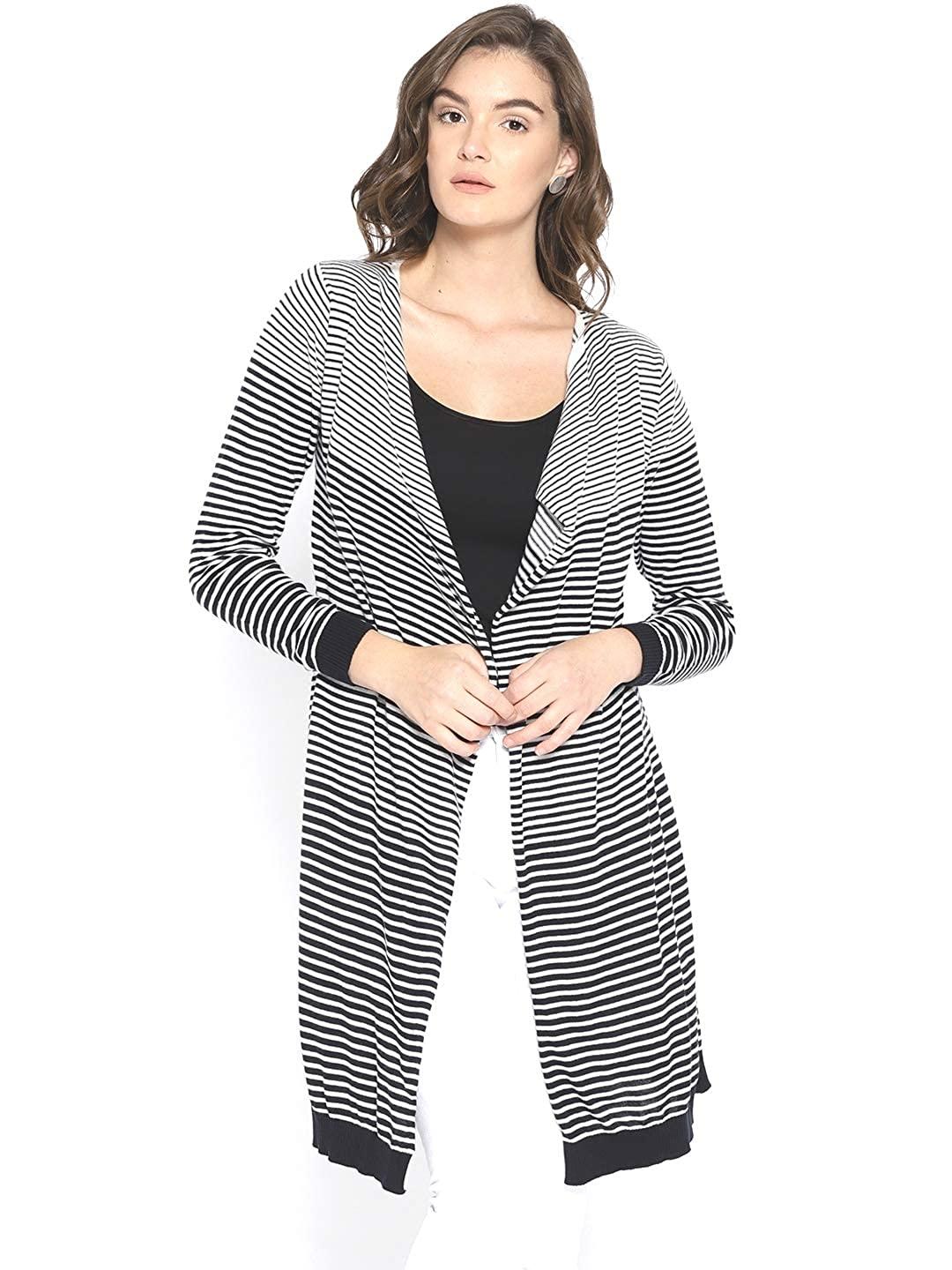 Style Quotient Womens Striped Shrug-Shrug-StyleQuotient