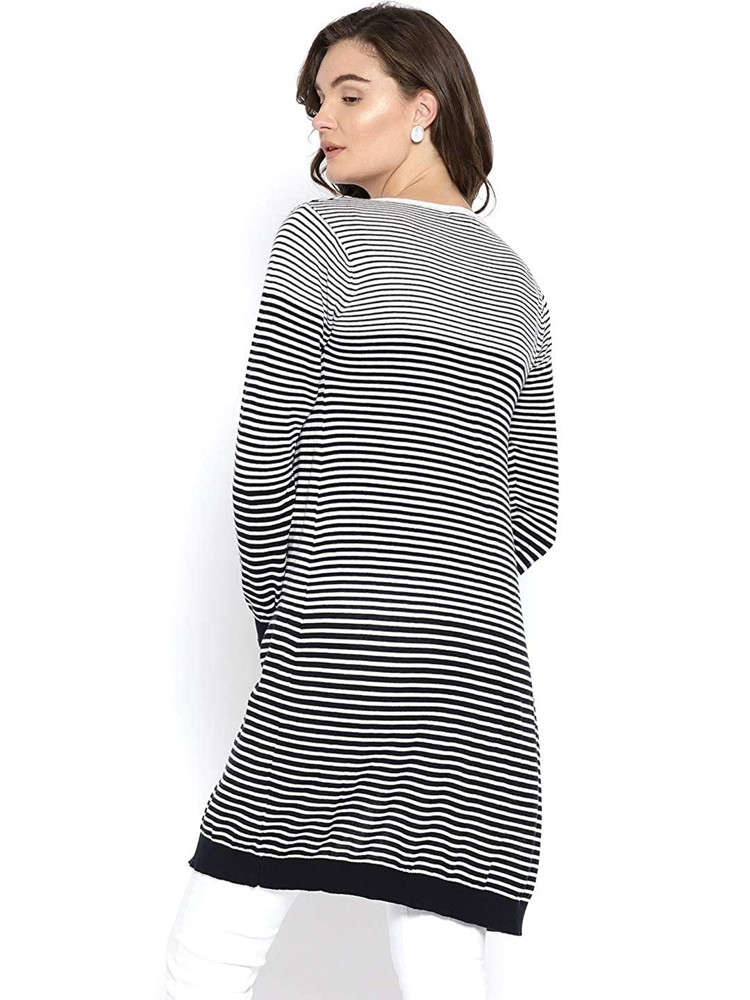 Style Quotient Womens Striped Shrug-Shrug-StyleQuotient