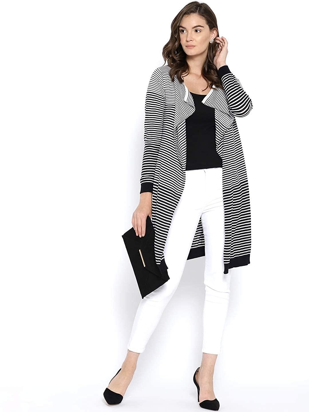 Style Quotient Womens Striped Shrug-Shrug-StyleQuotient