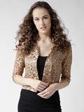 Style Quotient Women Off White Self Design Floral lace Regular Open Front Shrug-Shrug-StyleQuotient