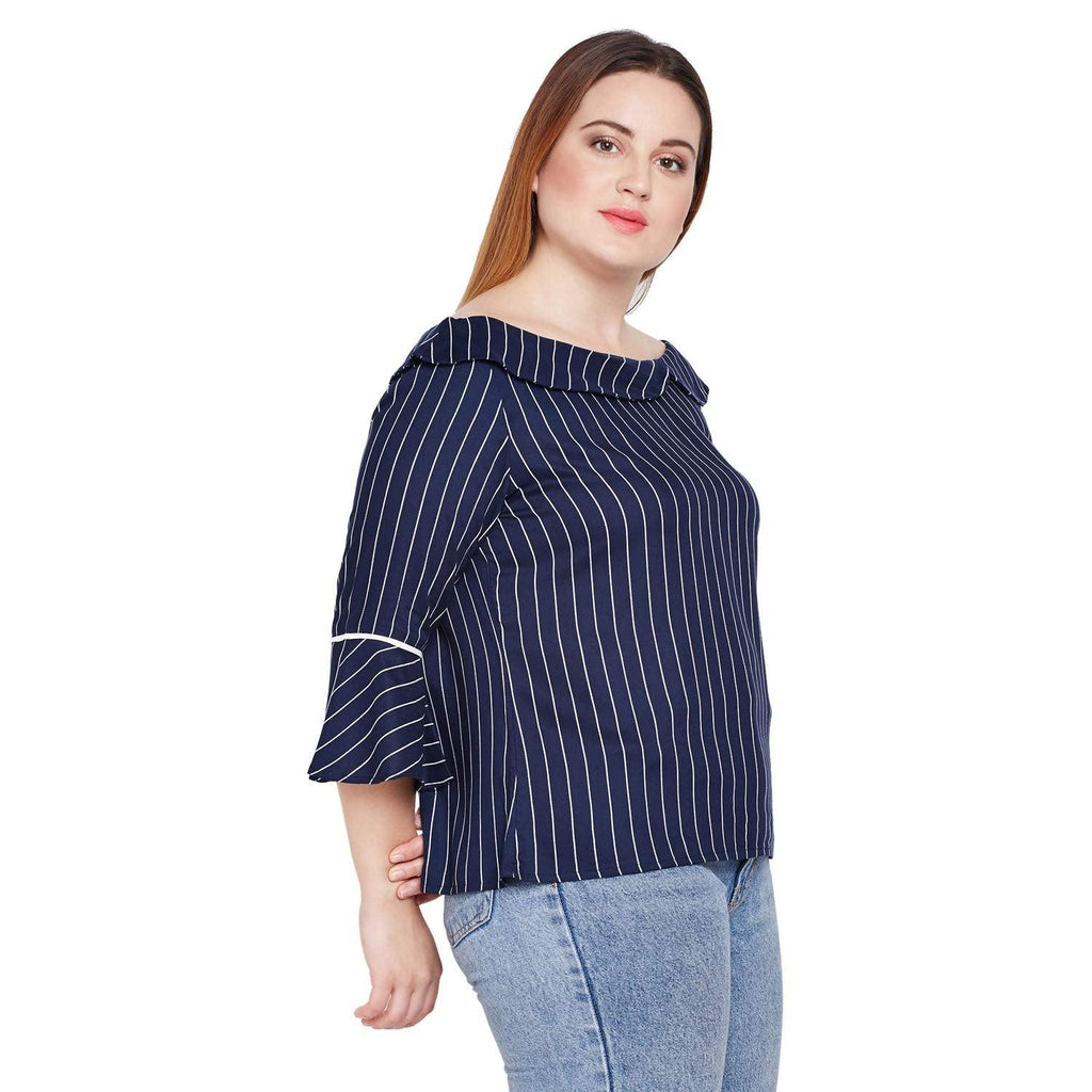 Style Quotient Womens Striped Tops-Tops-StyleQuotient