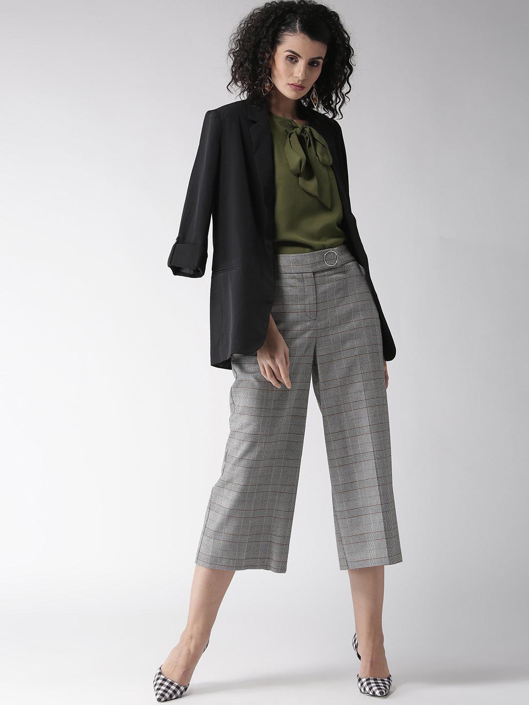 Women Olive Green Solid Top-Tops-StyleQuotient