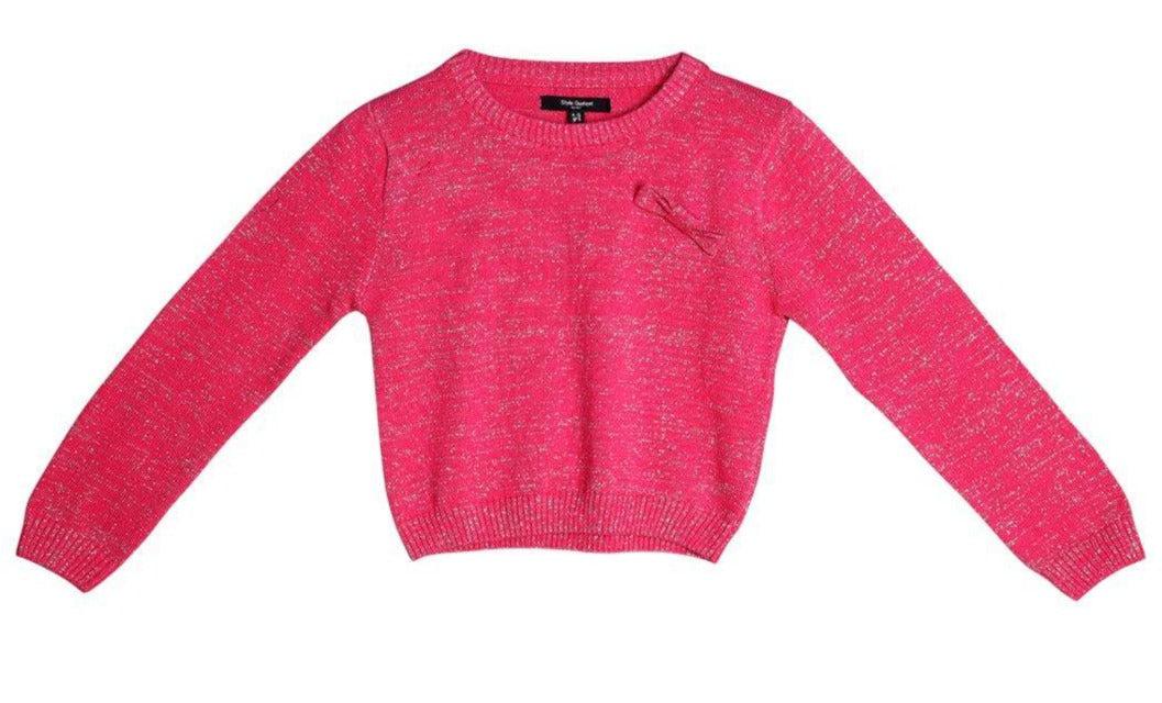 Girls Pink Printed Top-Girls Top-StyleQuotient