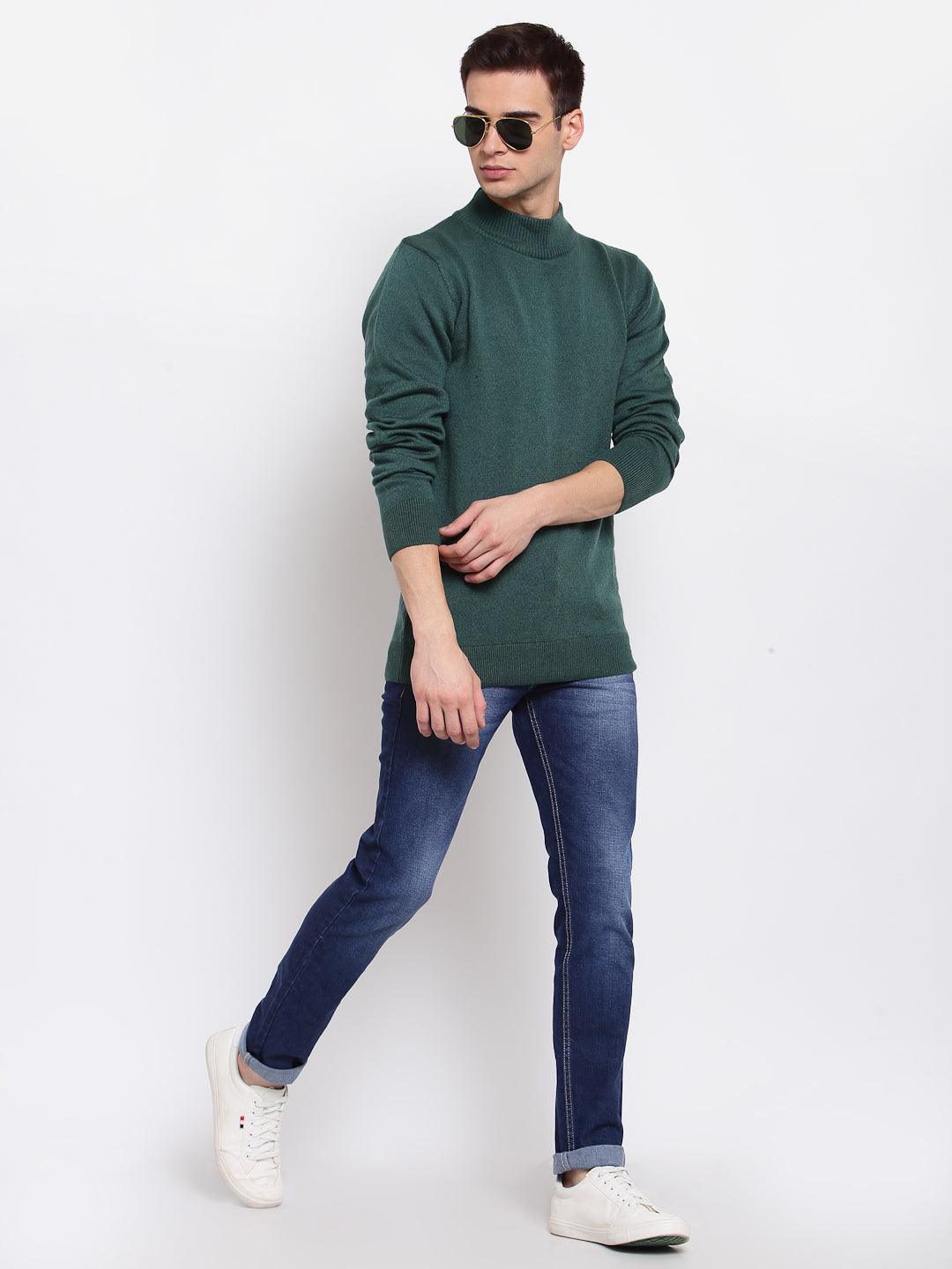 Men Solid Pullover-Men's Sweaters-StyleQuotient