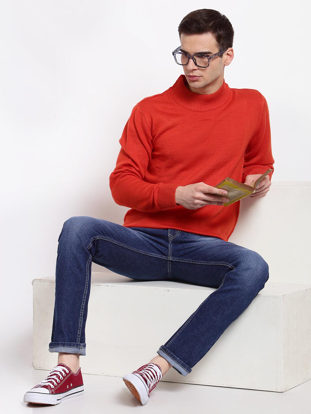 Men Solid Pullover-Men's Sweaters-StyleQuotient