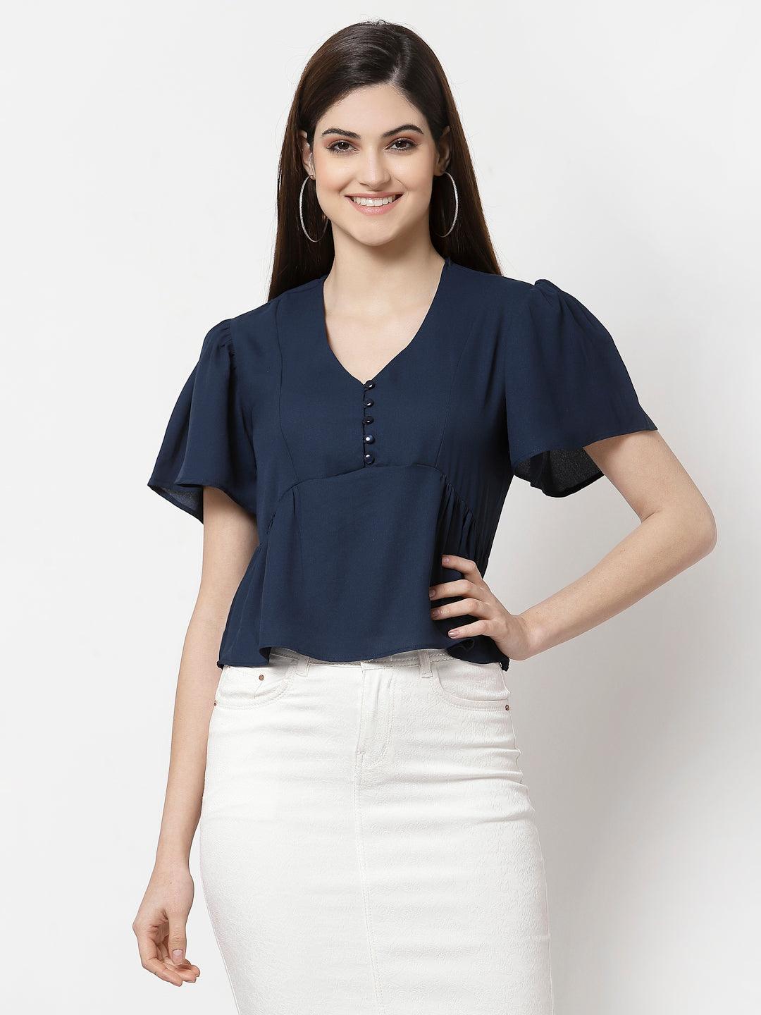 Women Solid Tops-Tops-StyleQuotient